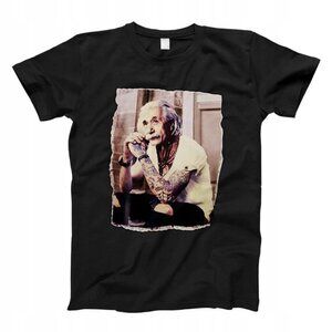 Albert Einstein T-Shirt Tattoo Fresh Funny Meme Graphic Retro Casual 73